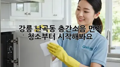 강릉 난곡동 층간소음? 먼지 청소부터 시작해봐요!